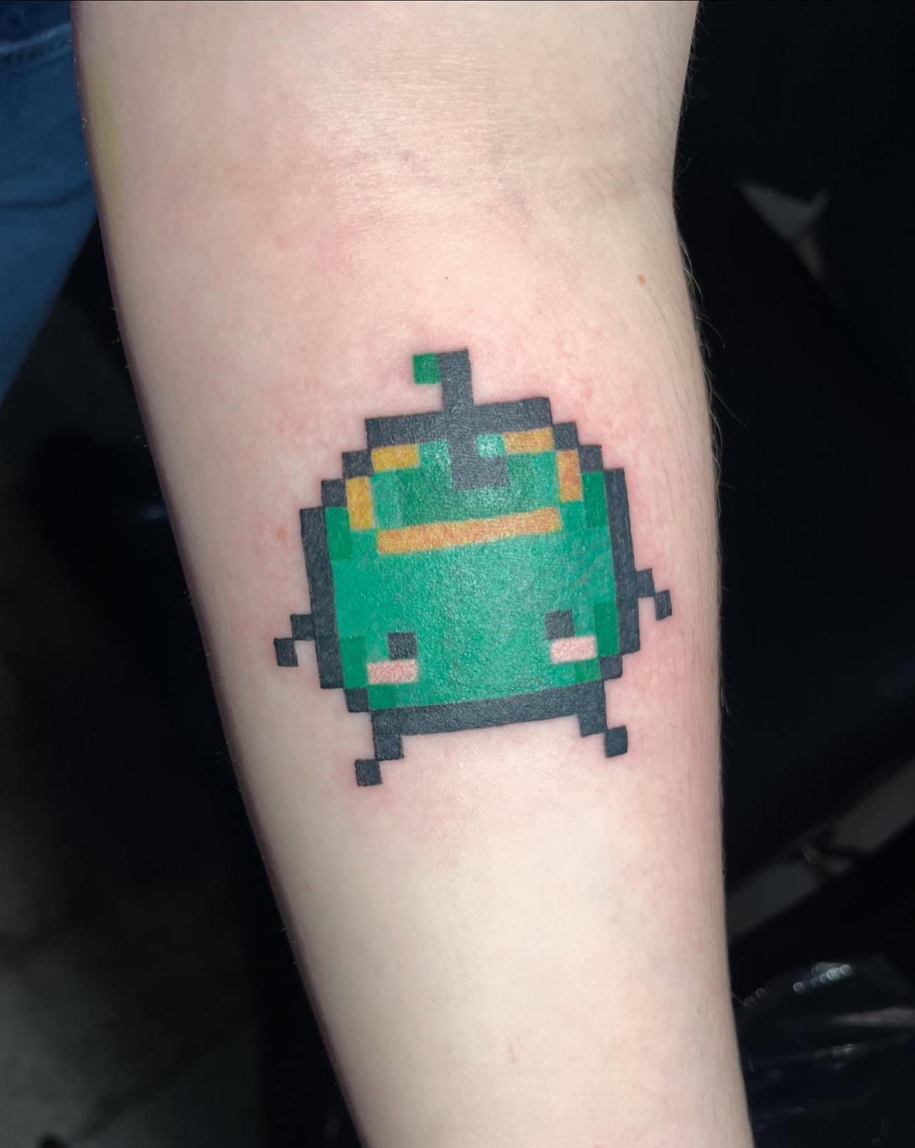 Junimo from Stardew Valley Tattoo