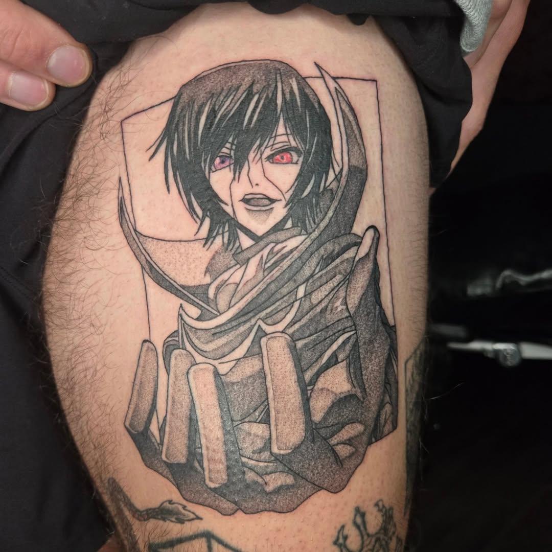 Code Geass Tattoos Lelouch from Code Geass Tattoo by babybluegotblues | CosplayCodex