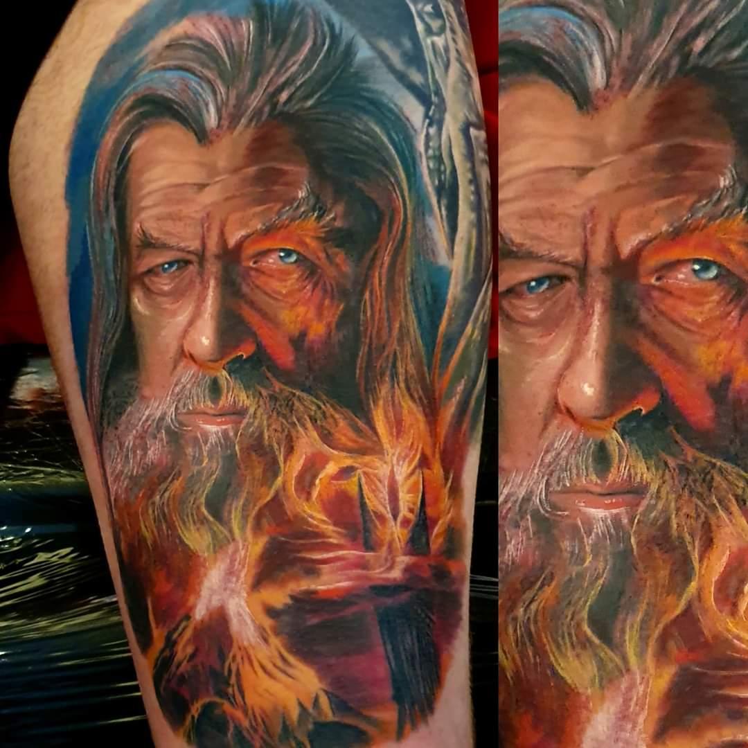 Gandalf from The Lord of the Rings Tattoo | CosplayCodex